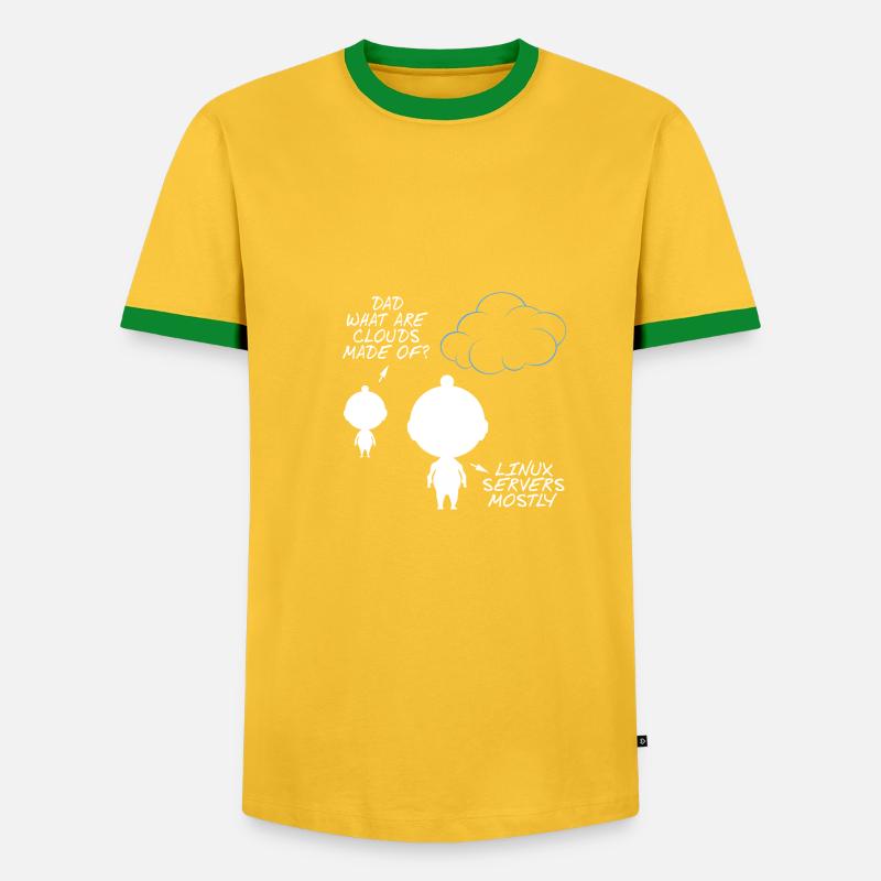 Programmer - Men's Ringer Shirt - yellow/green