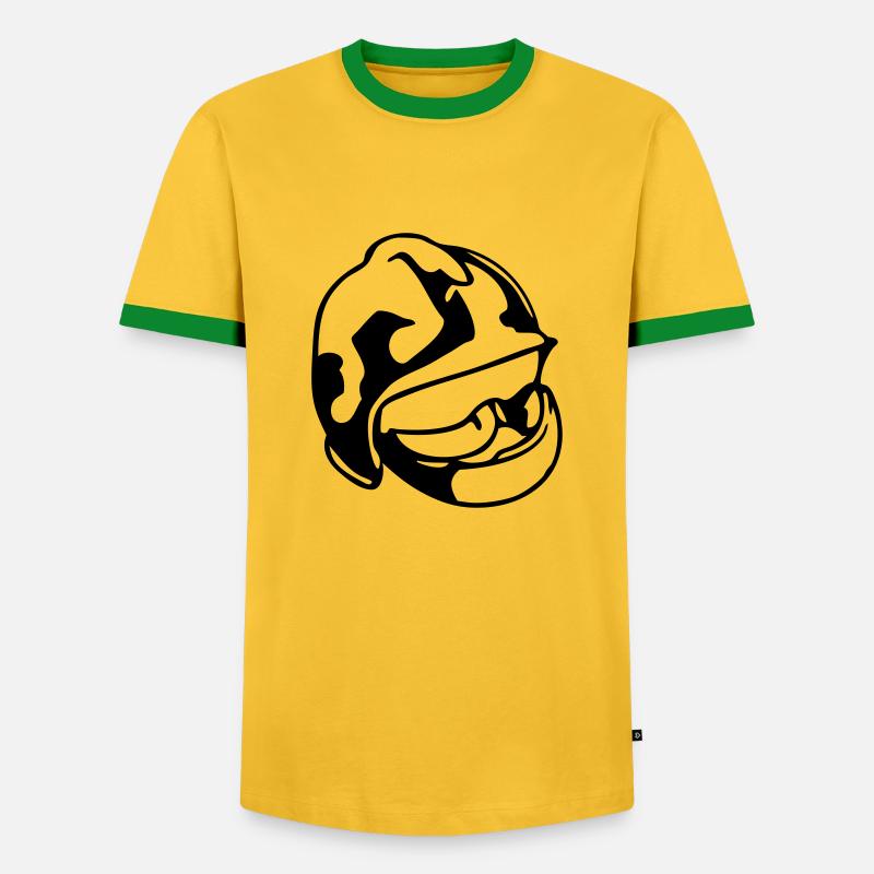 Fireman - Men's Ringer Shirt - yellow/green