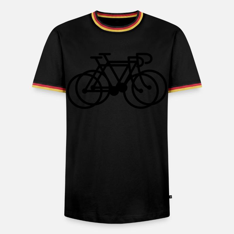 Bikes - Men's Ringer Shirt - black/tricolour