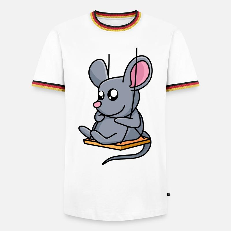 Mouse Mouse Swing - Design - Men's Ringer Shirt - white/tricolour