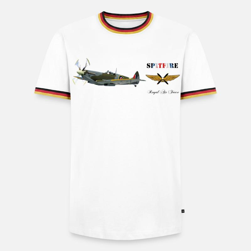 Spitfire - Men's Ringer Shirt - white/tricolour