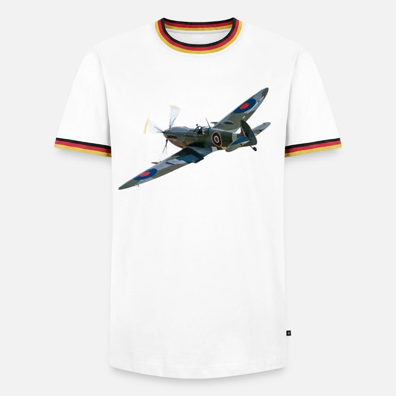 Spitfire - Men's Ringer Shirt - white/tricolour