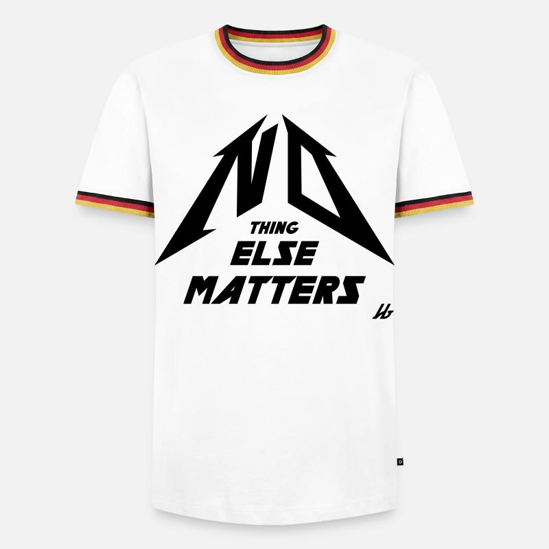 NO THING ELSE MATTERS - Men's Ringer Shirt - white/tricolour