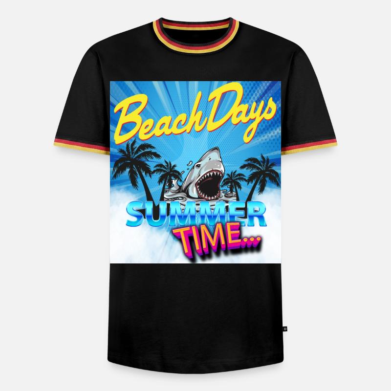 Summer Time - Men's Ringer Shirt - black/tricolour