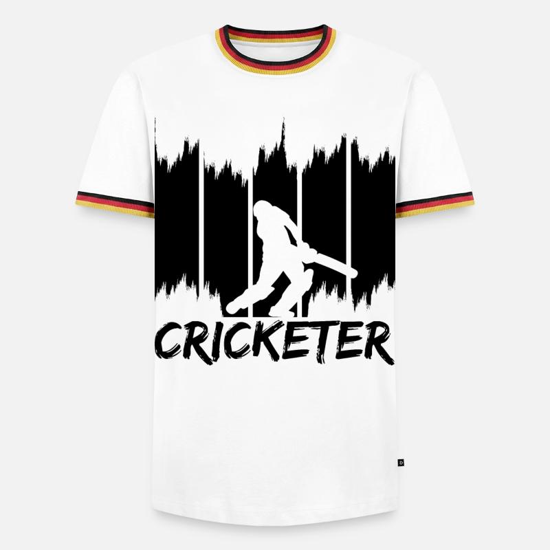 Cricketer - Men's Ringer Shirt - white/tricolour