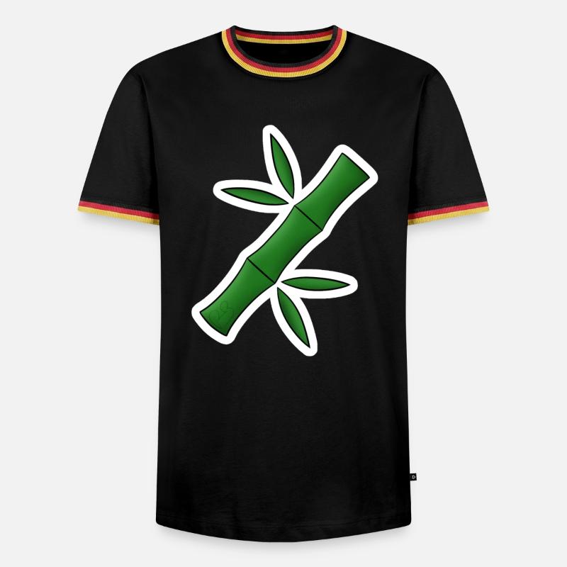 Bamboo! - Men's Ringer Shirt - black/tricolour