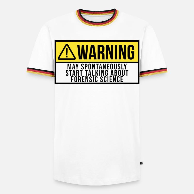 Forensic Science - Men's Ringer Shirt - white/tricolour
