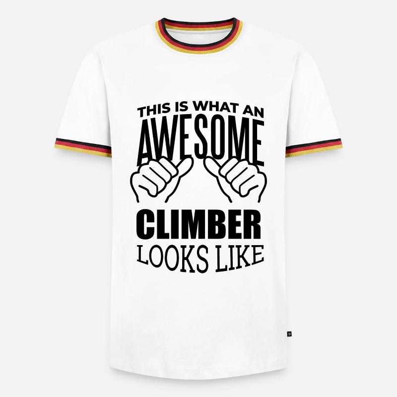 Climber - Men's Ringer Shirt - white/tricolour