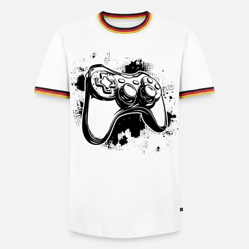 Spiel Controller - Männer Kontrast-T-Shirt - undefined