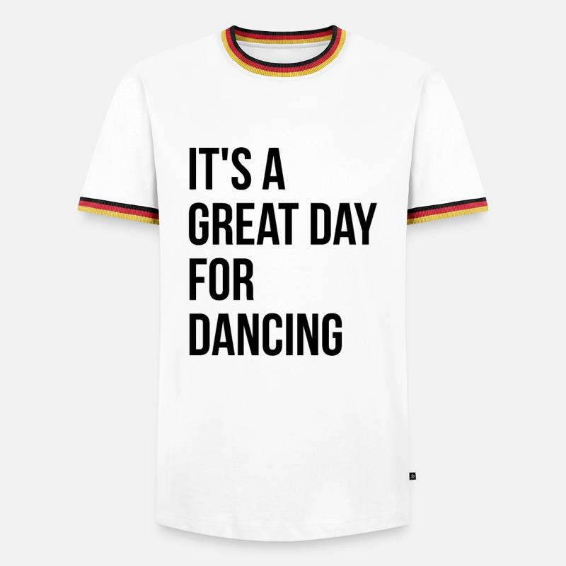 Dancing - Men's Ringer Shirt - white/tricolour