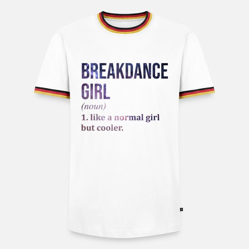 Breakdance - Men's Ringer Shirt - white/tricolour