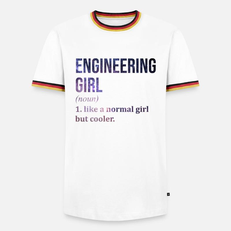 Engineer - Men's Ringer Shirt - white/tricolour