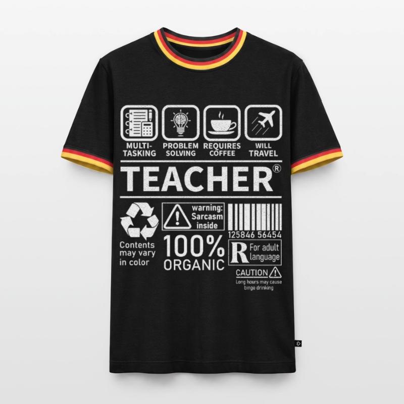Teacher multi tasking problem solving requires Men's Ringer Shirt