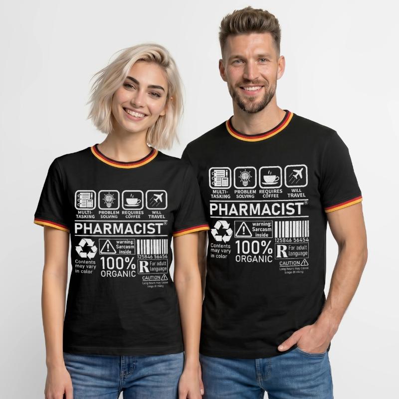 Pharmacist multi tasking problem solving Men's Ringer Shirt