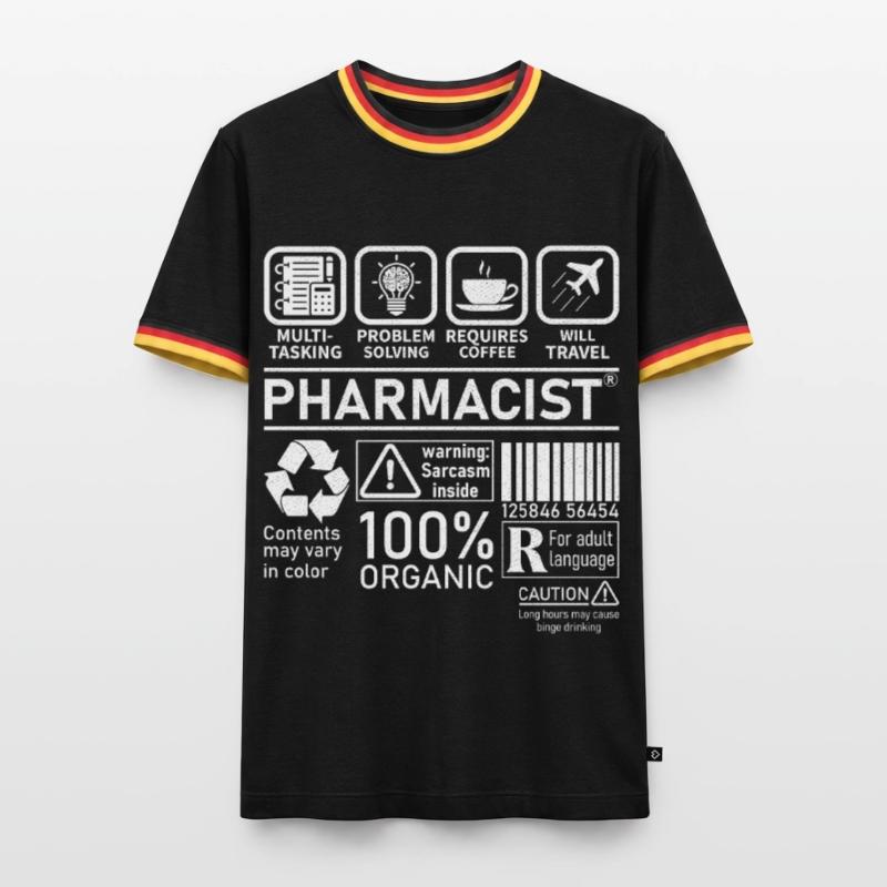 Pharmacist multi tasking problem solving Men's Ringer Shirt