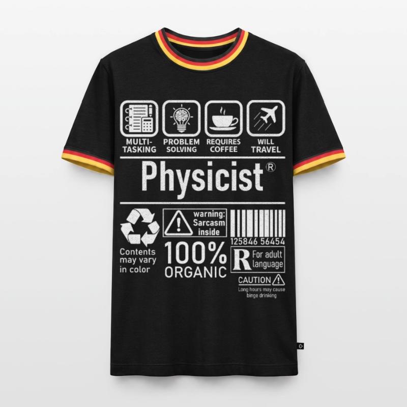 Physicist Specialist multi tasking problem solving Men's Ringer Shirt