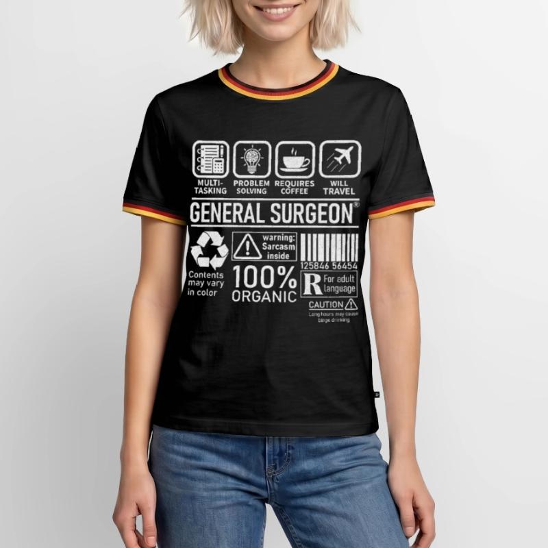 General Surgeon multi tasking problem solving Men's Ringer Shirt