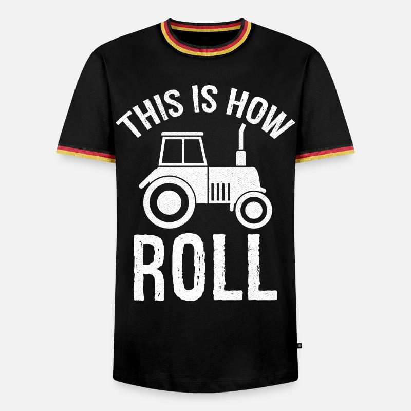 this is how roll - Men's Ringer Shirt - black/tricolour