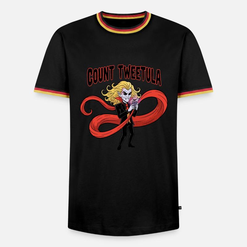 Vampire Twisted Meme Design - Men's Ringer Shirt - black/tricolour