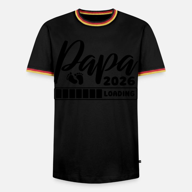 Dad 2026 loading - Pregnancy - Gift - Men's Ringer Shirt - white/tricolour