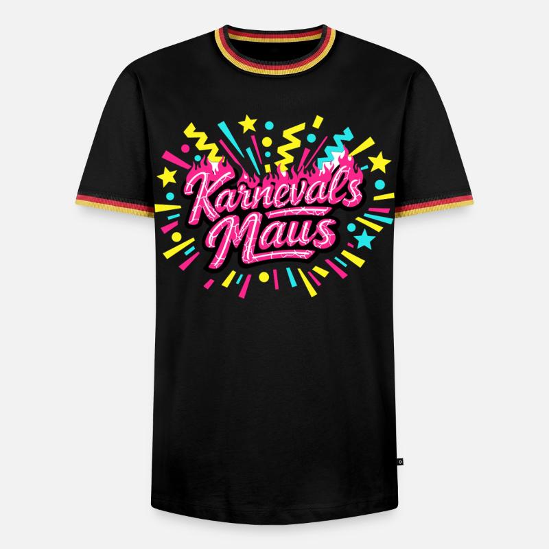 Carnival Mouse - Carnival Gift - Men's Ringer Shirt - black/tricolour