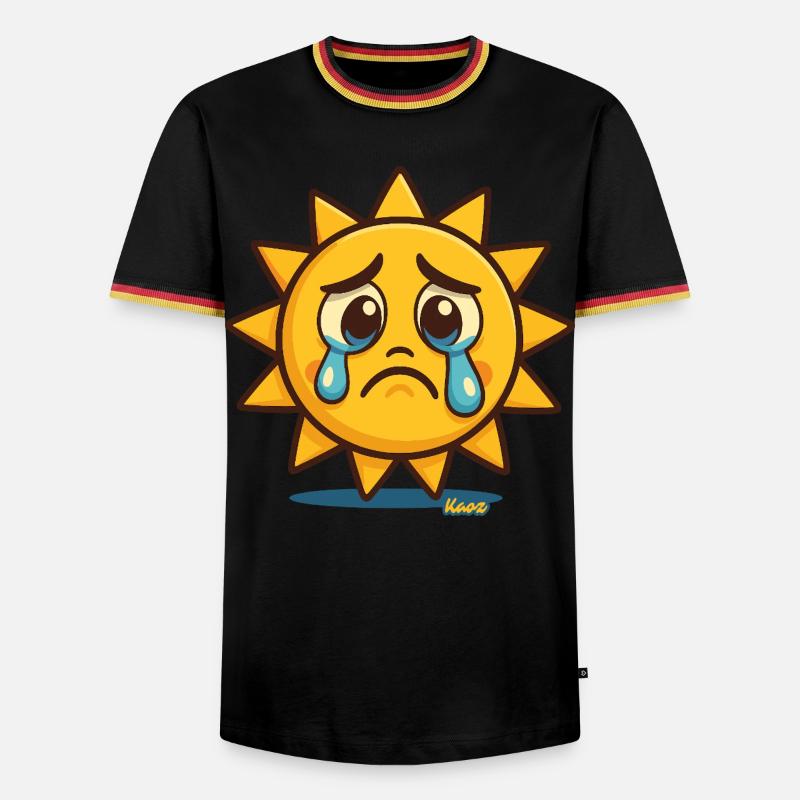 Weeping suns - Men's Ringer Shirt - black/tricolour