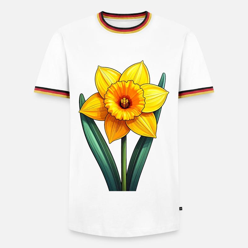 Daffodil / Daffodil - Men's Ringer Shirt - white/tricolour