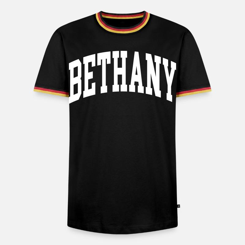 Bethany - Men's Ringer Shirt - black/tricolour