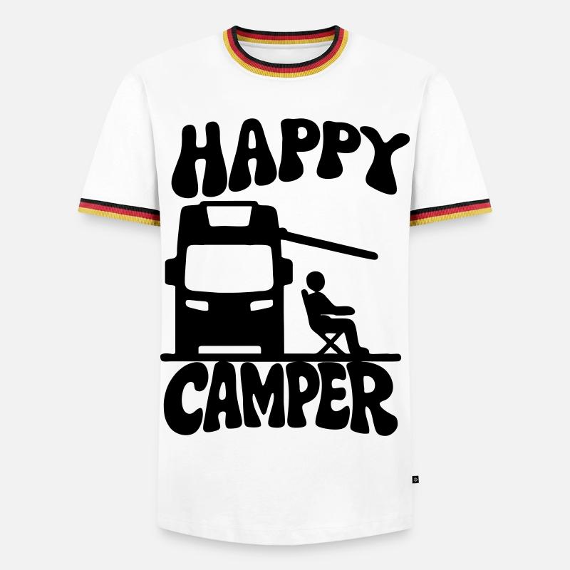 Camper - Men's Ringer Shirt - white/tricolour