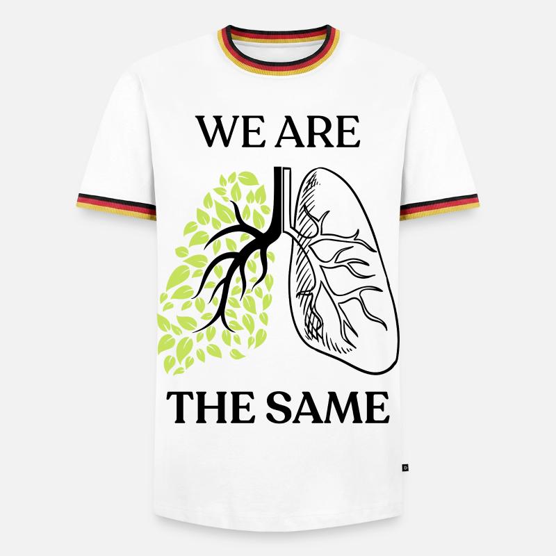 We Are The Same - Men's Ringer Shirt - white/tricolour