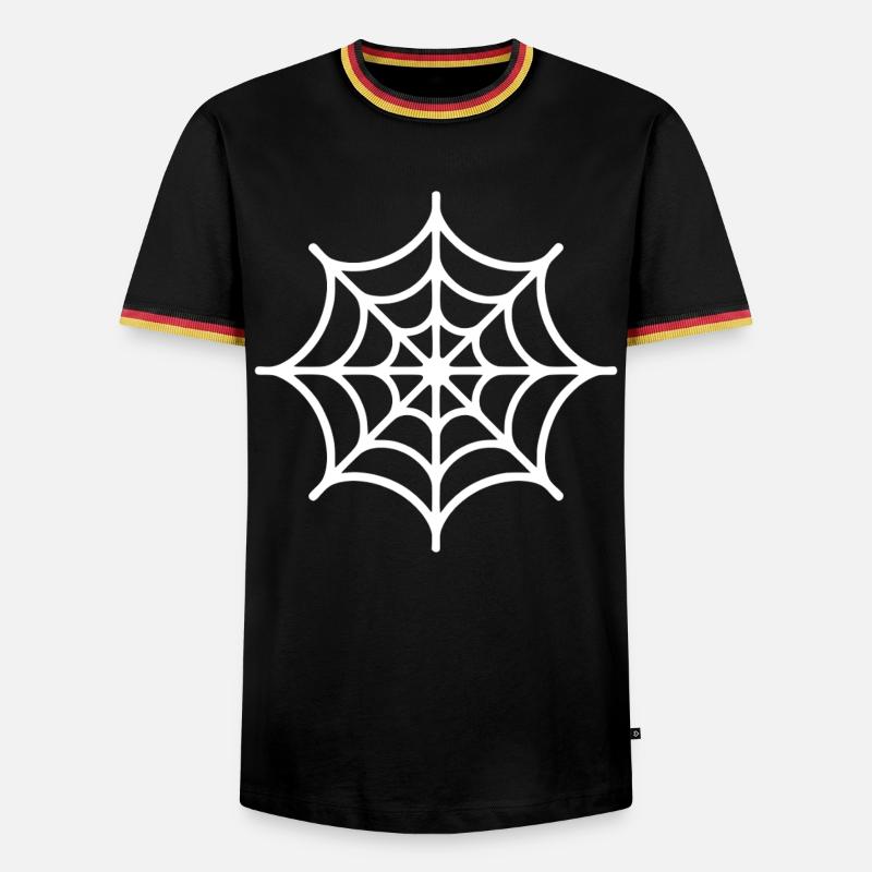 Spider Web Spider - Men's Ringer Shirt - black/tricolour