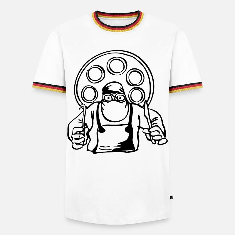 Surgeon - Men's Ringer Shirt - white/tricolour