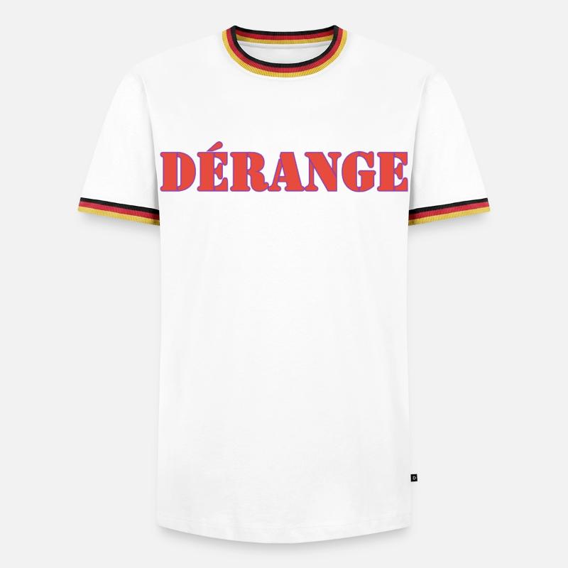 Mind - Men's Ringer Shirt - white/tricolour