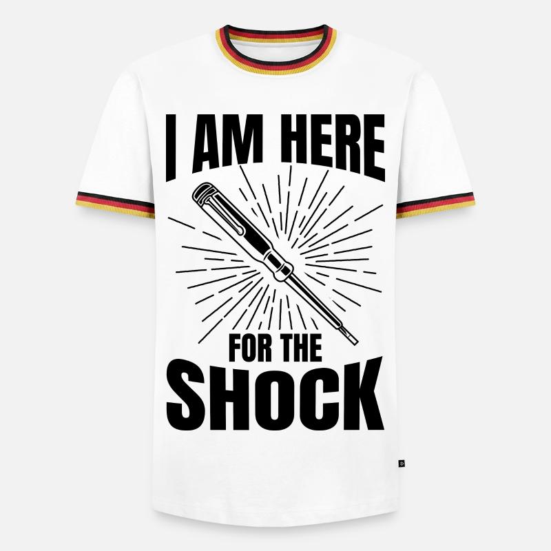 Electrical Engineer Joke - Men's Ringer Shirt - white/tricolour