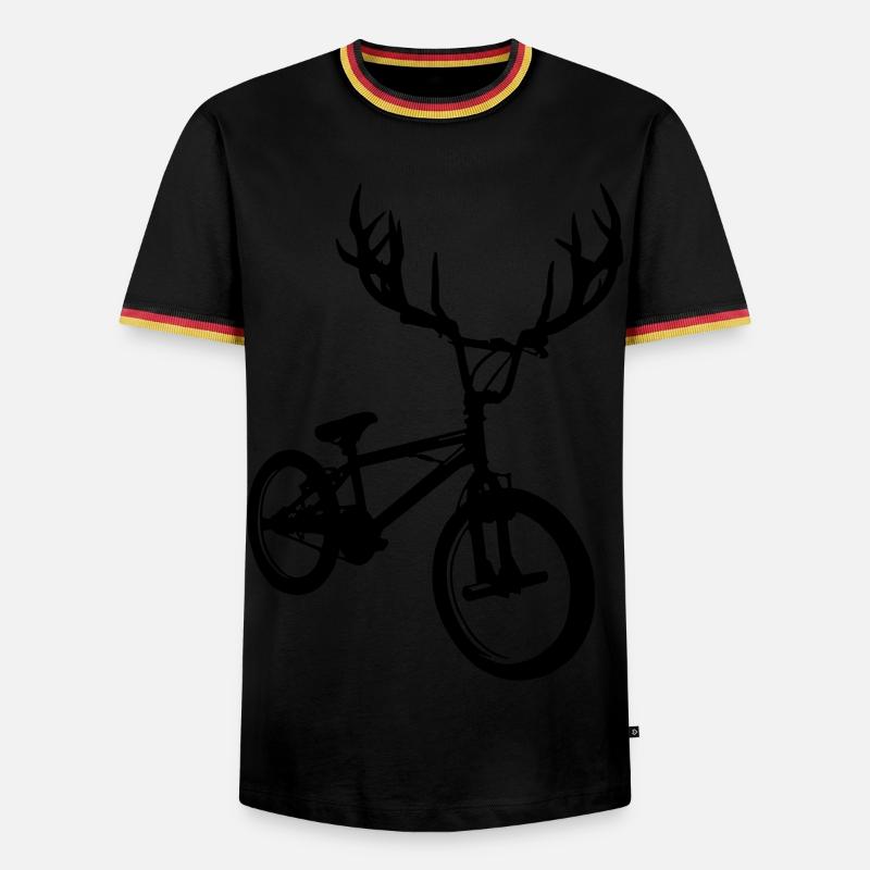 Wild bmx - Men's Ringer Shirt - white/tricolour