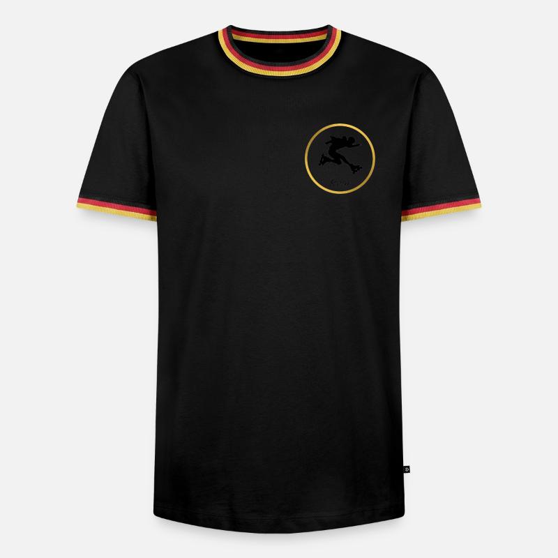 Roller - Men's Ringer Shirt - black/tricolour