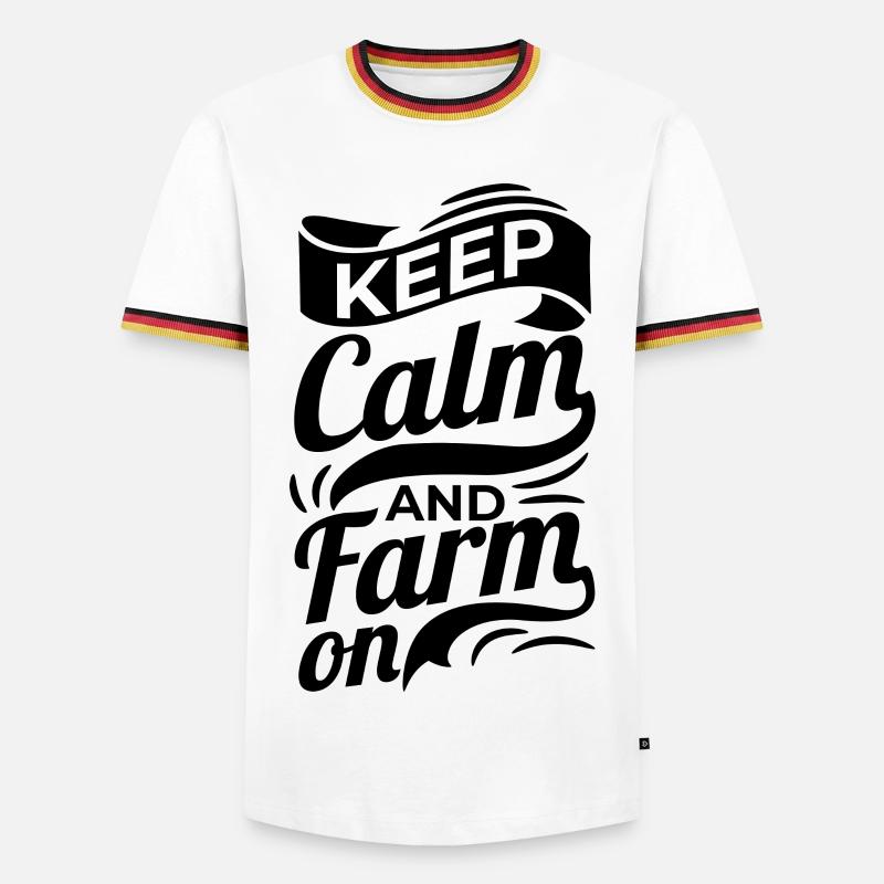 Bauer Spruch - Men's Ringer Shirt - white/tricolour