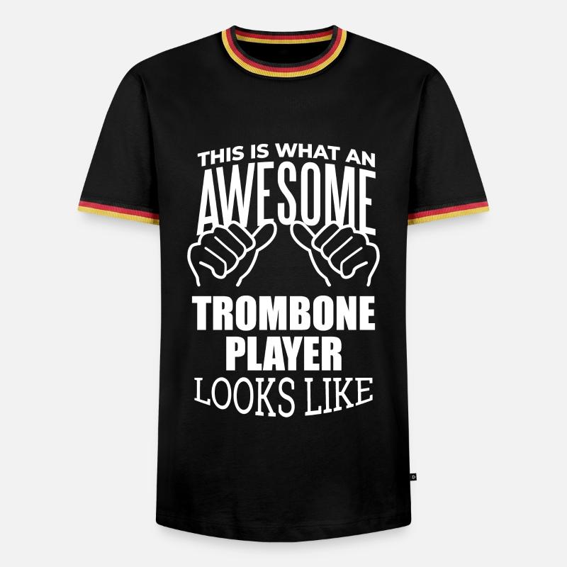 Trombone - Men's Ringer Shirt - black/tricolour