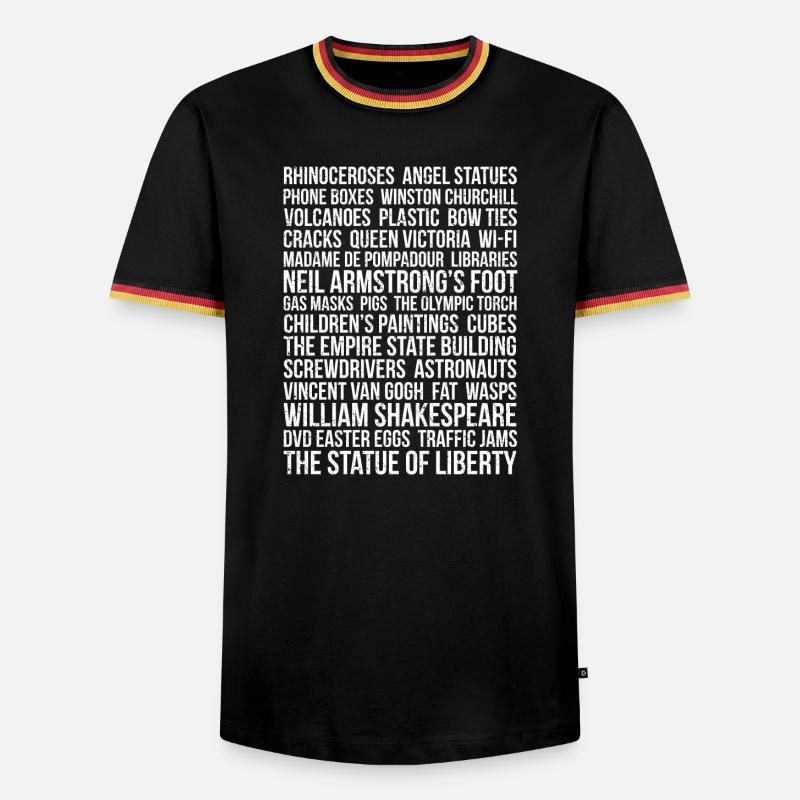 Different - Männer Kontrast-T-Shirt - Schwarz/Dreifarbig