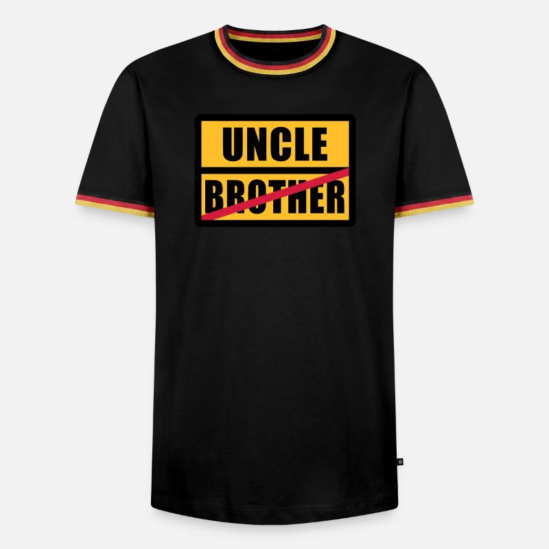 Brother - Uncle - Men's Ringer Shirt - black/tricolour