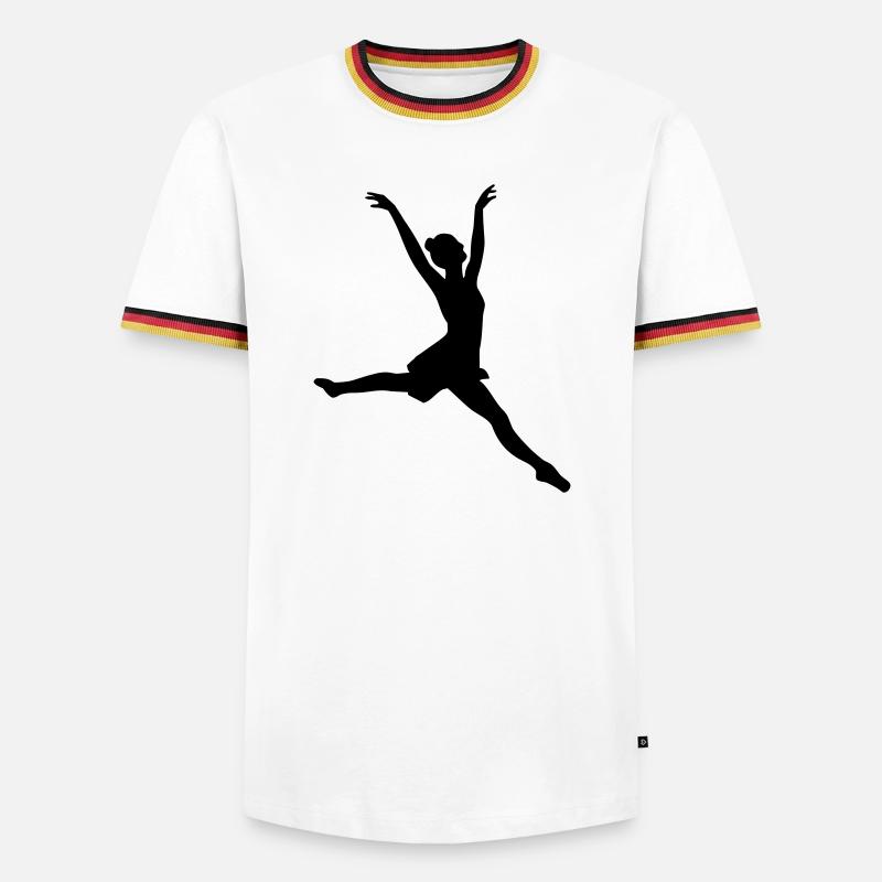 Dancer - Men's Ringer Shirt - white/tricolour