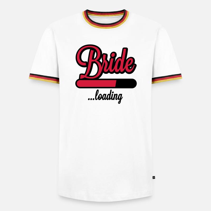 Bride loading | Hen Night - Men's Ringer Shirt - white/tricolour