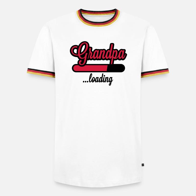 Grandpa loading - Men's Ringer Shirt - white/tricolour