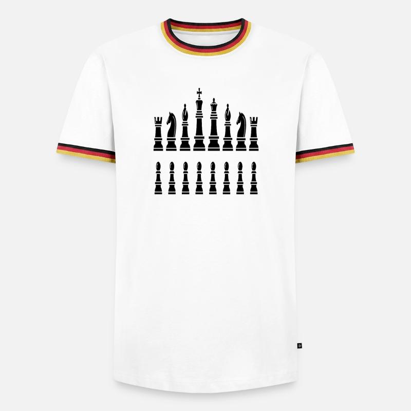 matte failure - Men's Ringer Shirt - white/tricolour