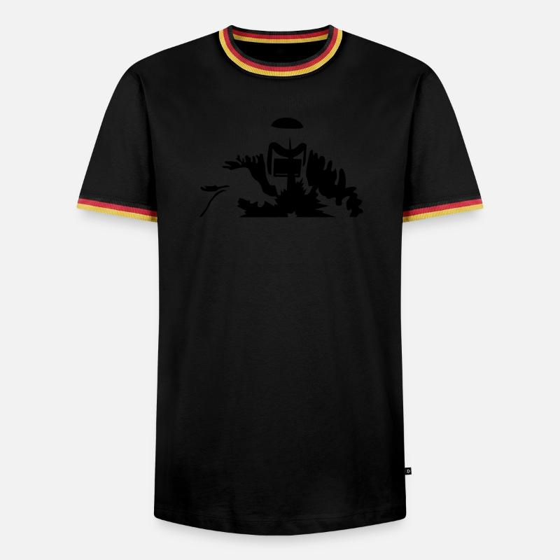 welder - Men's Ringer Shirt - black/tricolour