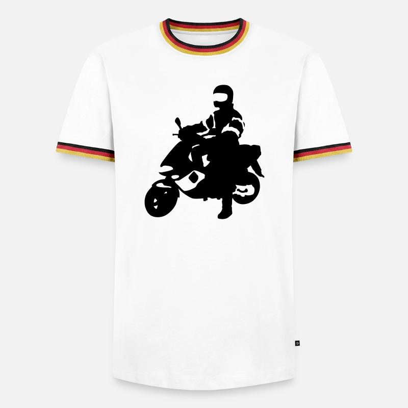 Scooter - Men's Ringer Shirt - white/tricolour