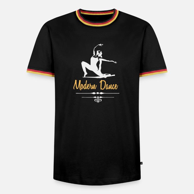 Modern Dance Dance Ballet - Men's Ringer Shirt - black/tricolour