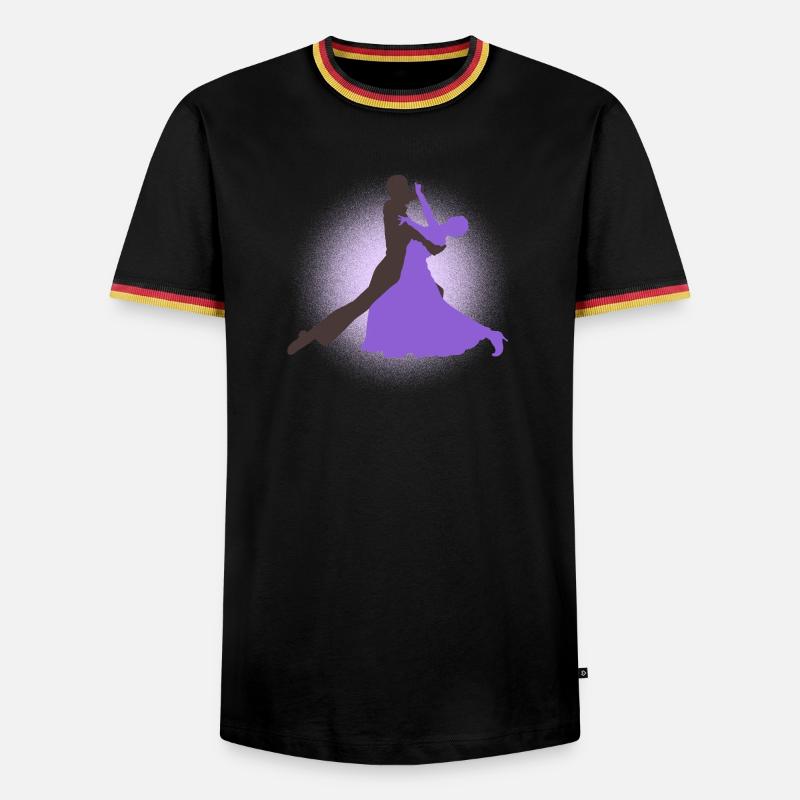 dance - Men's Ringer Shirt - black/tricolour