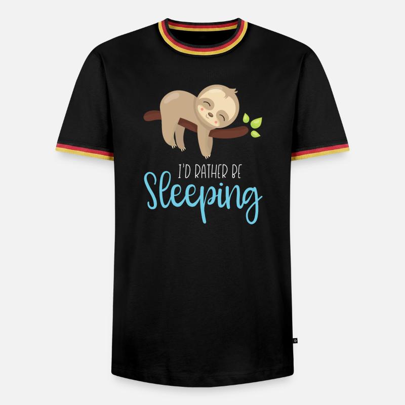I’d Rather Be Sleeping - Men's Ringer Shirt - black/tricolour