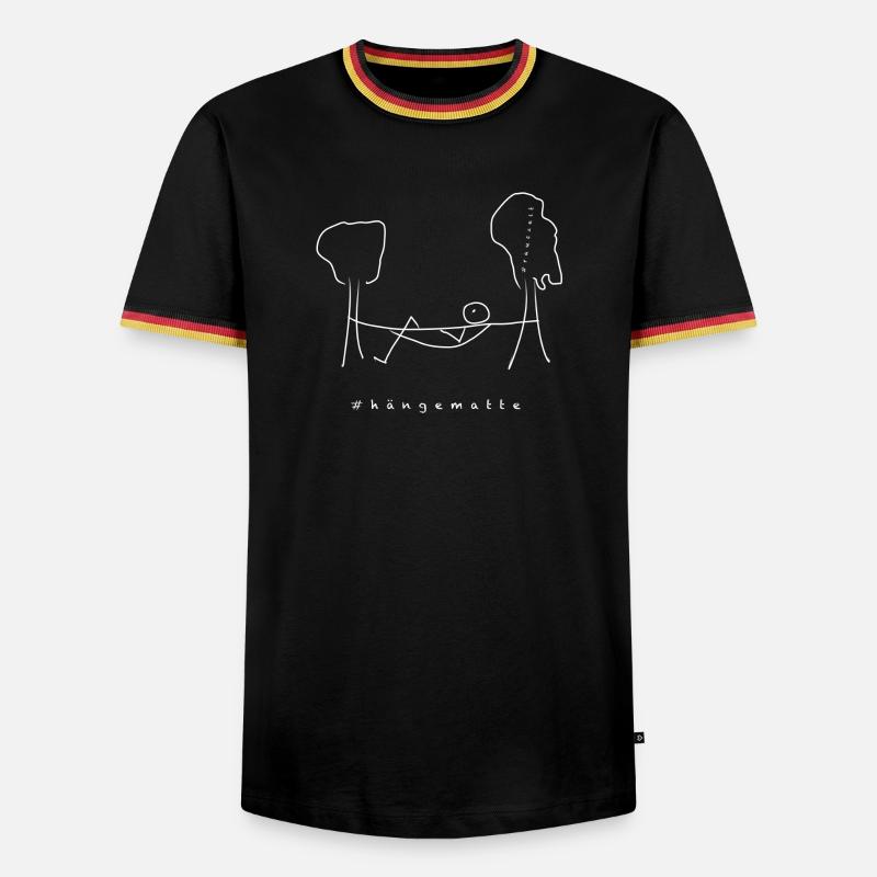 hammock - Men's Ringer Shirt - black/tricolour